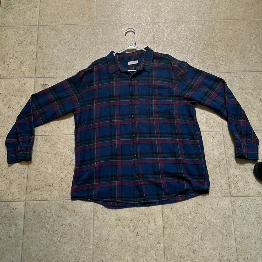 Vintage Blue Flannel